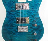 Quilted Turquoise Freeze Tele, S-N- 201034 002